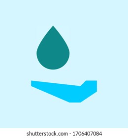 Gift icon with trendy flat style isolated on background