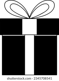 Gift Icon, True Black Icon