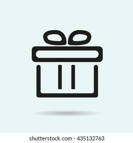 gift icon. vector