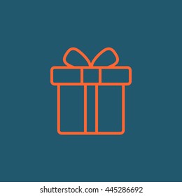  Gift icon vector, 