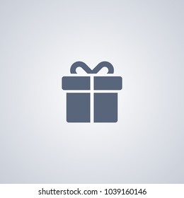 Gift Icon, Vector Best Flat Icon On White Background , EPS 10