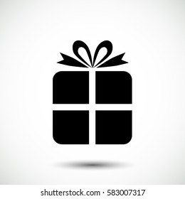 gift icon, vector best flat icon, EPS