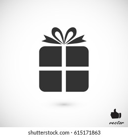 Gift Icon, Vector Best Flat Icon, EPS