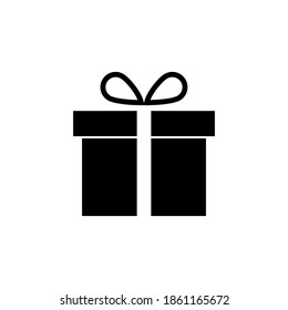 Gift icon vector. gift vector icon. birthday gift