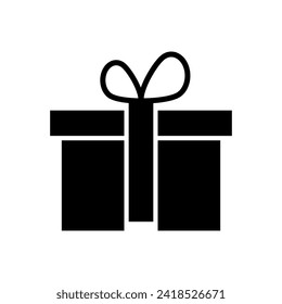 Gift icon vector. gift vector icon. birthday gift