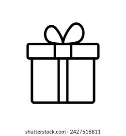 Gift icon vector. gift vector icon. birthday gift