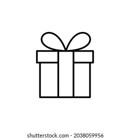 Gift icon vector, gift box icon vector, Present vector icon