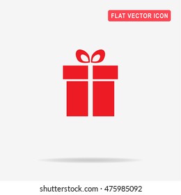 Gift icon. Vector concept illustration for design.