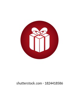 Gift icon vector design illustration background