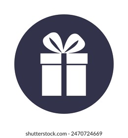 Gift icon vector design illustration background