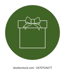 Gift icon vector design illustration background