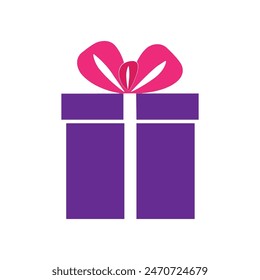 Gift icon vector design illustration background