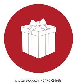 Gift icon vector design illustration background