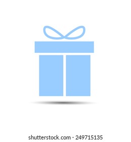 Gift icon. Vector EPS 10 illustration.