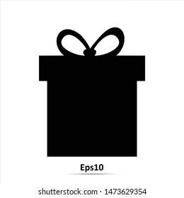 Gift icon. Vector Illustration. EPS 10