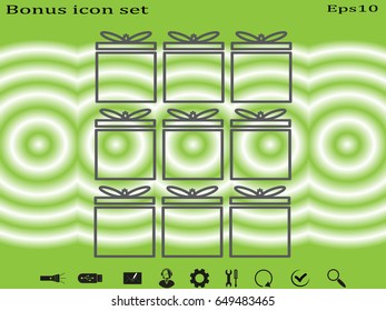 gift, icon, vector illustration eps10