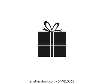 Gift icon vector illustration on white background