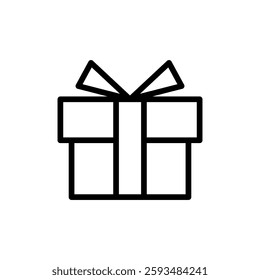 Gift icon vector illustration. gift sign and symbol. birthday gift