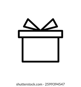 Gift icon vector illustration. gift sign and symbol. birthday gift