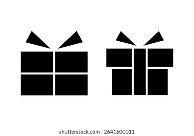 Gift icon vector illustration. gift sign and symbol. birthday gift