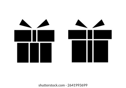 Gift icon vector illustration. gift sign and symbol. birthday gift