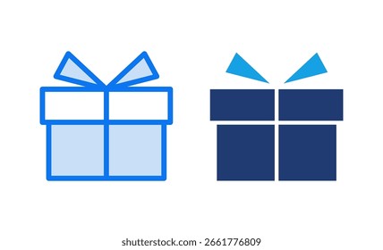 Gift icon vector illustration. gift sign and symbol. birthday gift