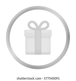 Gift icon of vector illustration for web and mobile