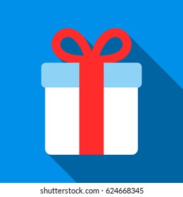 Gift icon of vector illustration for web and mobile
