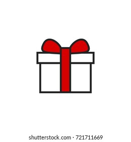 Gift Icon Vector Isolated