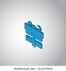gift icon vector isolated on white background for your web and mobile app design, gift logo concept