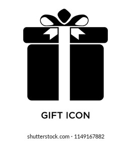 Gift icon vector isolated on white background for your web and mobile app design, Gift logo concept