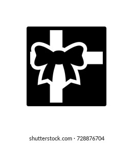 gift icon vector isolated on white background