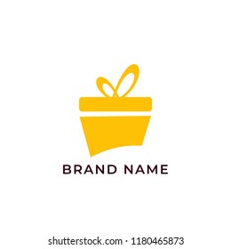 gift icon vector logo download