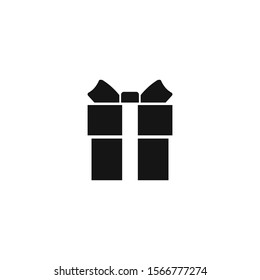 gift icon vector on a white background