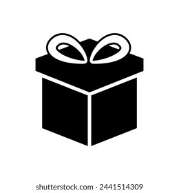 Gift icon vector. present illustration sign. birthday symbol. sale logo.