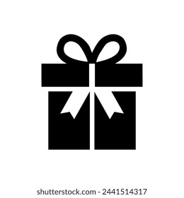 Geschenksymbol Vektor. Geschenk Illustration Zeichen. Geburtstagssymbol. Sale Logo.