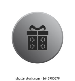 Gift Icon vector sign isolated for graphic and web design. Gift symbol template color editable on white background.