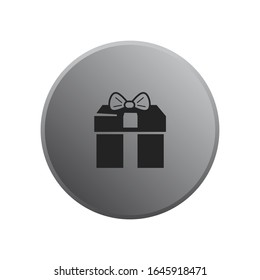 Gift Icon vector sign isolated for graphic and web design. Gift symbol template color editable on white background.