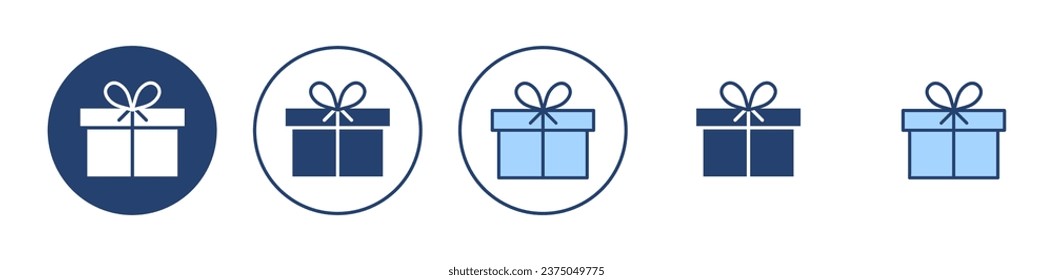 Gift icon vector. gift sign and symbol. birthday gift