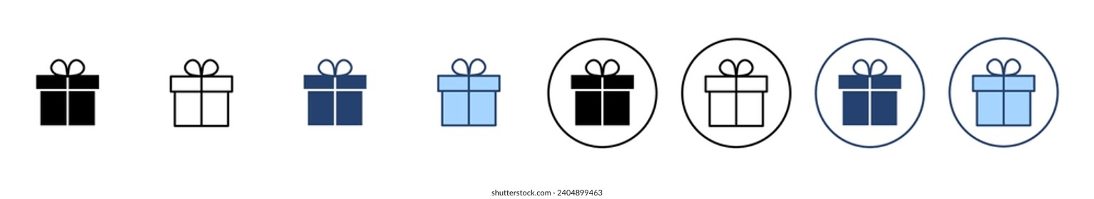 Gift icon vector. gift sign and symbol. birthday gift