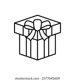 Gift icon vector stock illustration