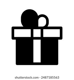 Ilustración de diseño de Vector de iconos de regalo