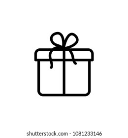 Gift icon vector template illustration