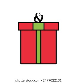 Gift icon vector template illustration logo design