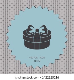 Gift icon, web design element