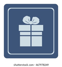 Gift icon, web design element