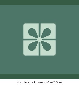 Gift icon, web design element