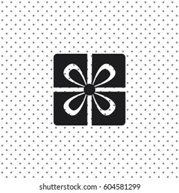 Gift icon, web design element