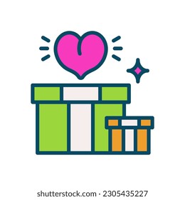 gift icon for your website, mobile, presentation, and logo design.
