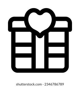 Geschenksymbol für Ihre Website, Ihr Handy, Ihre Präsentation und Ihr Logo-Design.